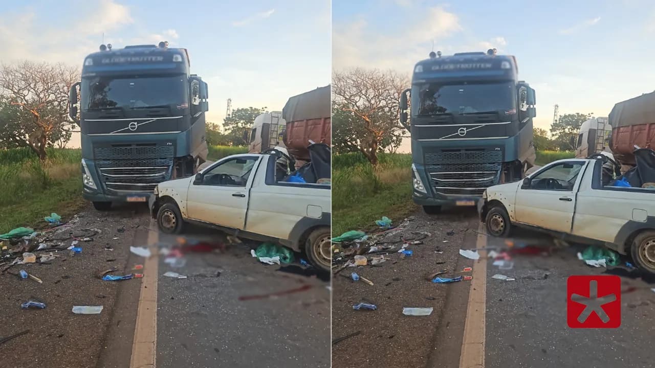 Caminhoneiro afirmou que acionou os freios, mas não conseguiu impedir a colisão