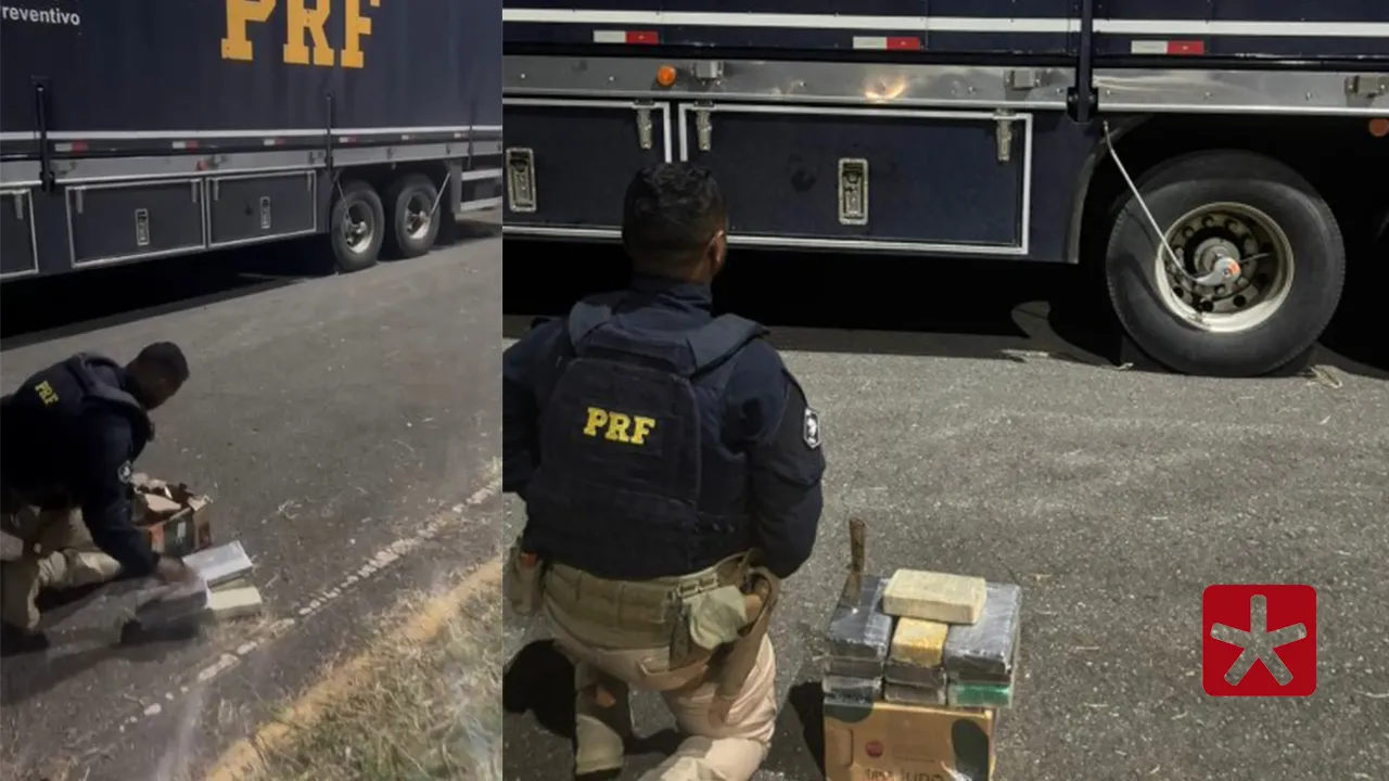 Homem é preso com drogas avaliadas em cerca de R$ 1 milhão na BR-365, em Patos de Minas