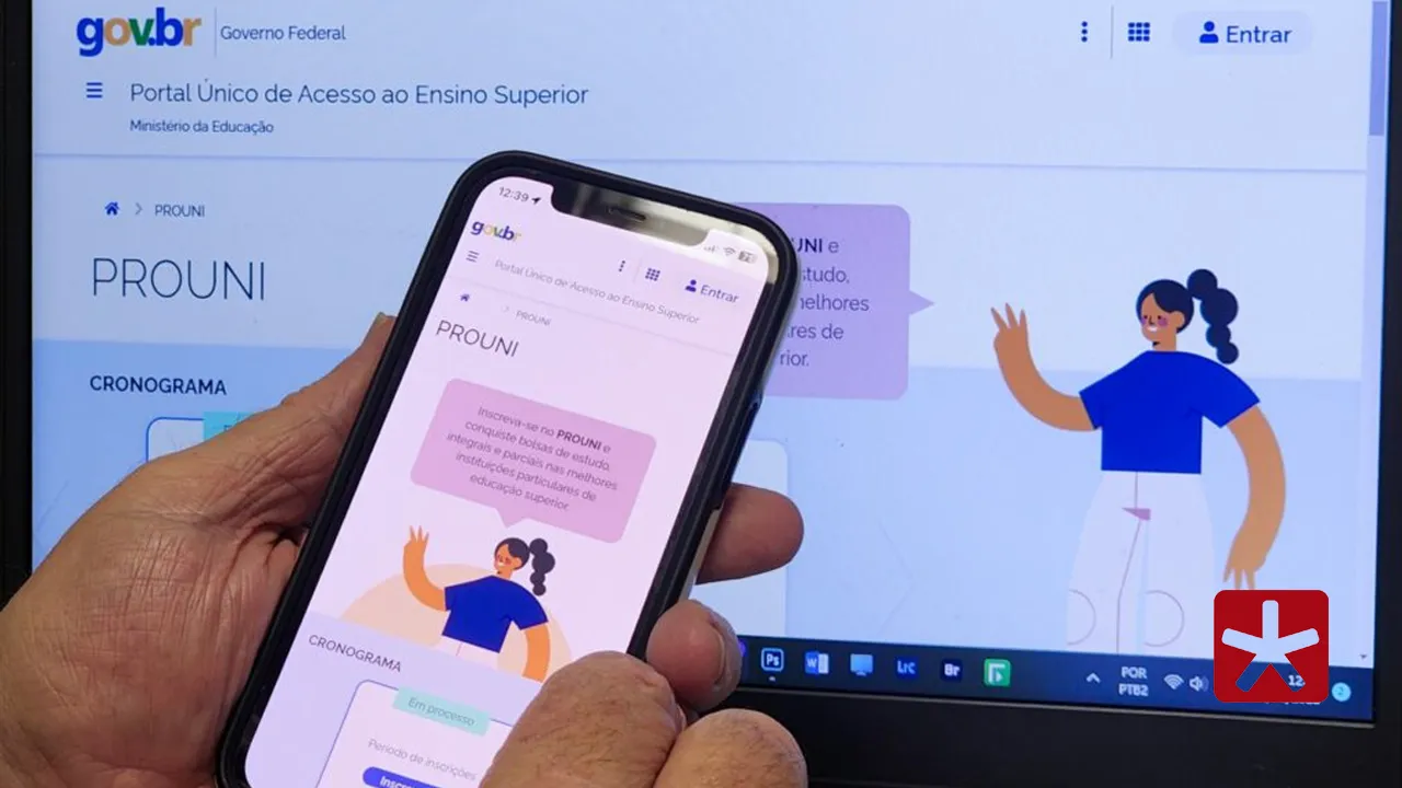 Estão sendo ofertadas 595.374 bolsas em 895 cursos de 1.046 instituições privadas 