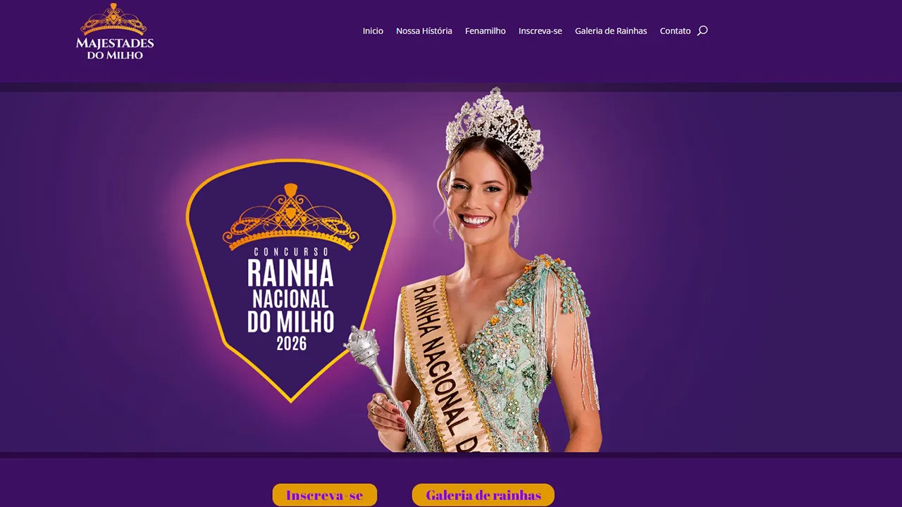 Inscrições para o concurso da Rainha Nacional do Milho 2026 terminam nesta sexta-feira 