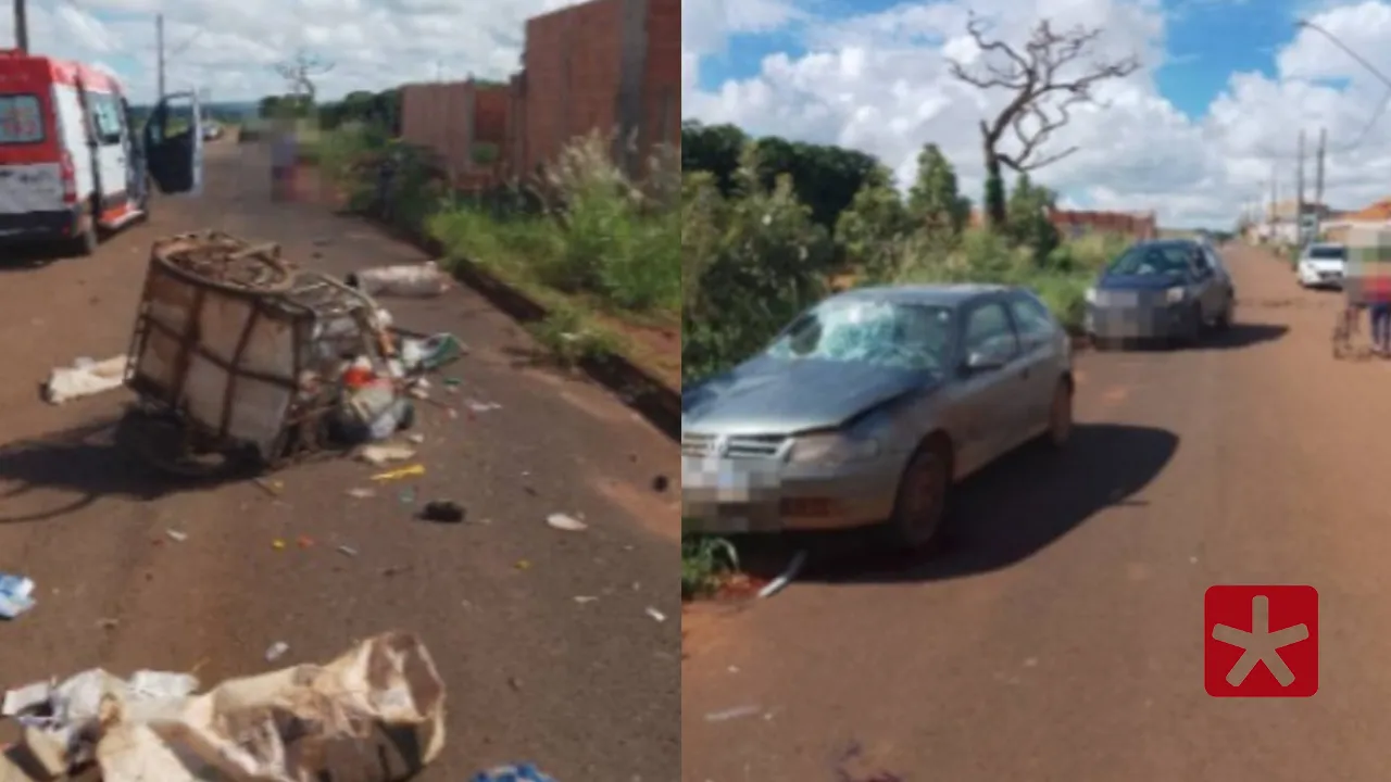 Idosa morre após ser atropelada em Monte Carmelo