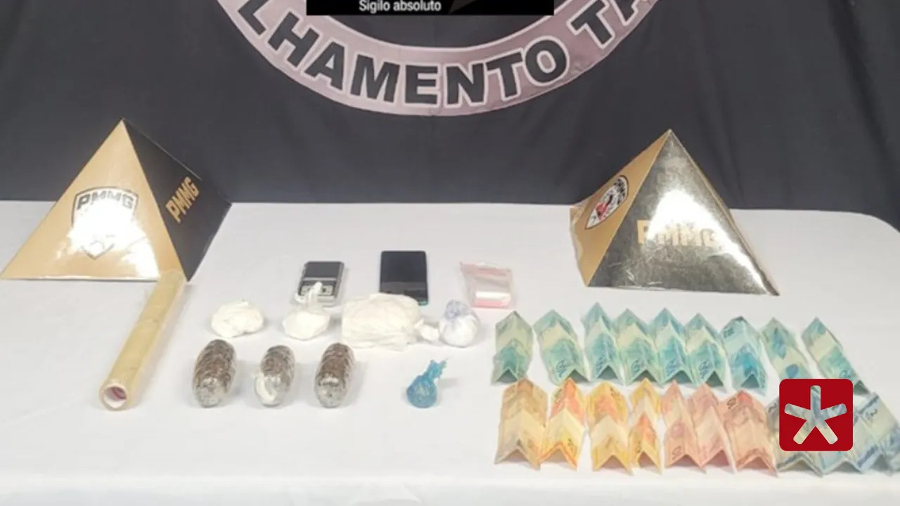 Polícia Militar prende homem por tráfico de drogas em Patrocínio