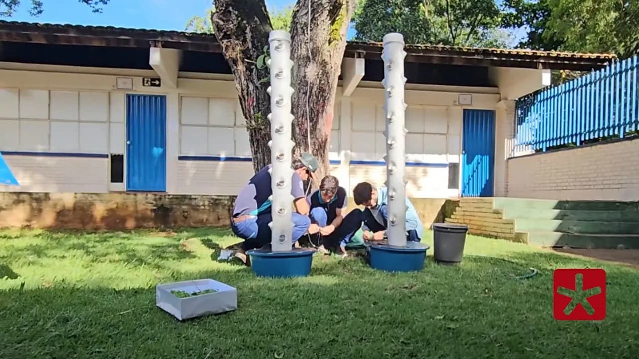 Parceria entre Sicoob Credicopa e Colégio Tiradentes leva sustentabilidade e educação financeira a alunos