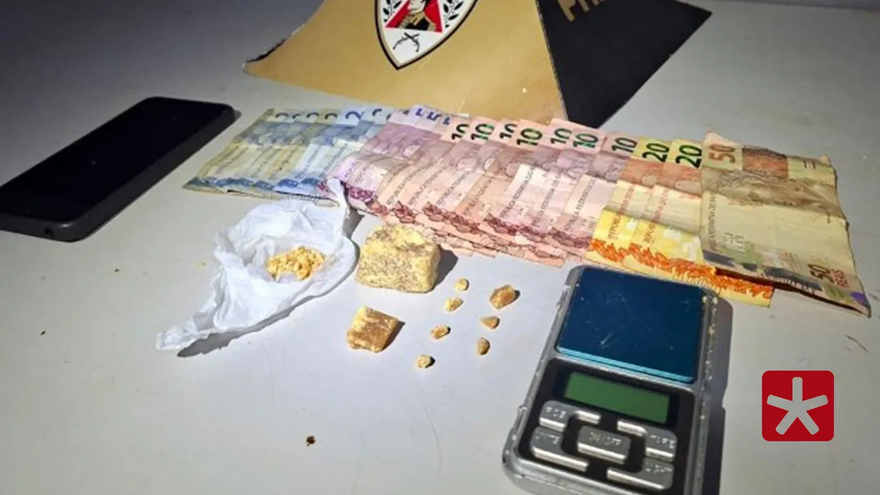 Homem é preso por tráfico de drogas