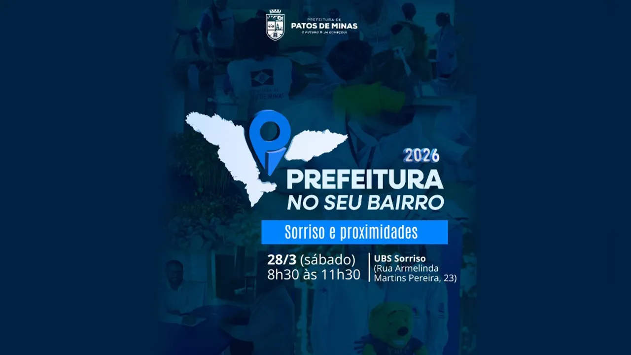 A ação será realizada das 8h30 às 11h30, na UBS Sorriso, localizada na Rua Armelinda Martins Pereira, 23.
