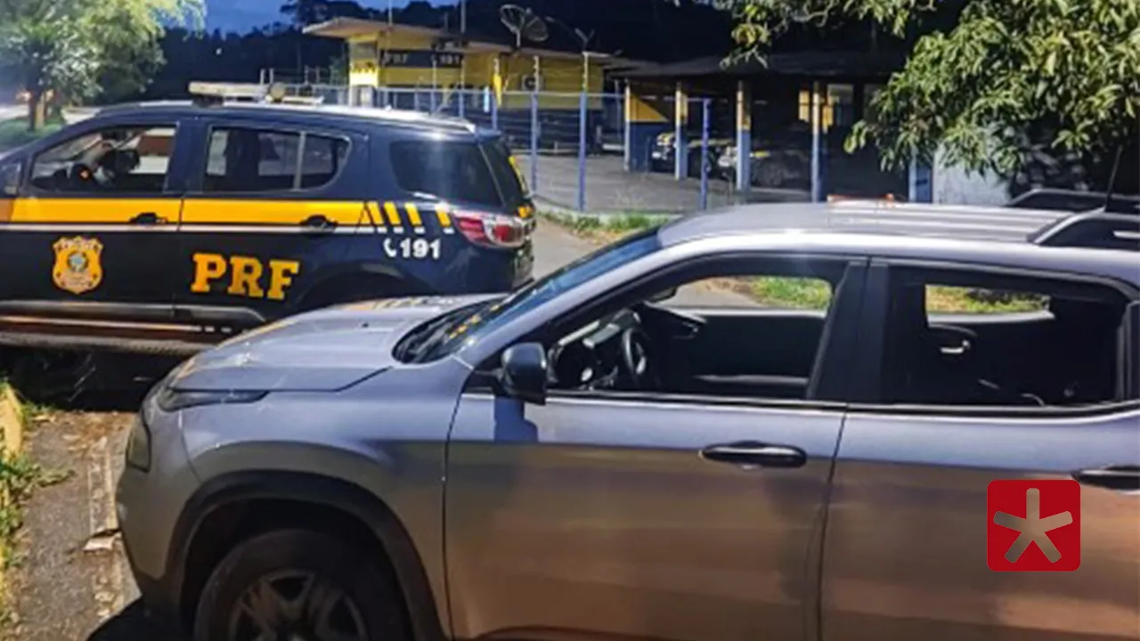 Caminhonete roubada em São Paulo é recuperada pela PRF na BR-365, em Patos de Minas