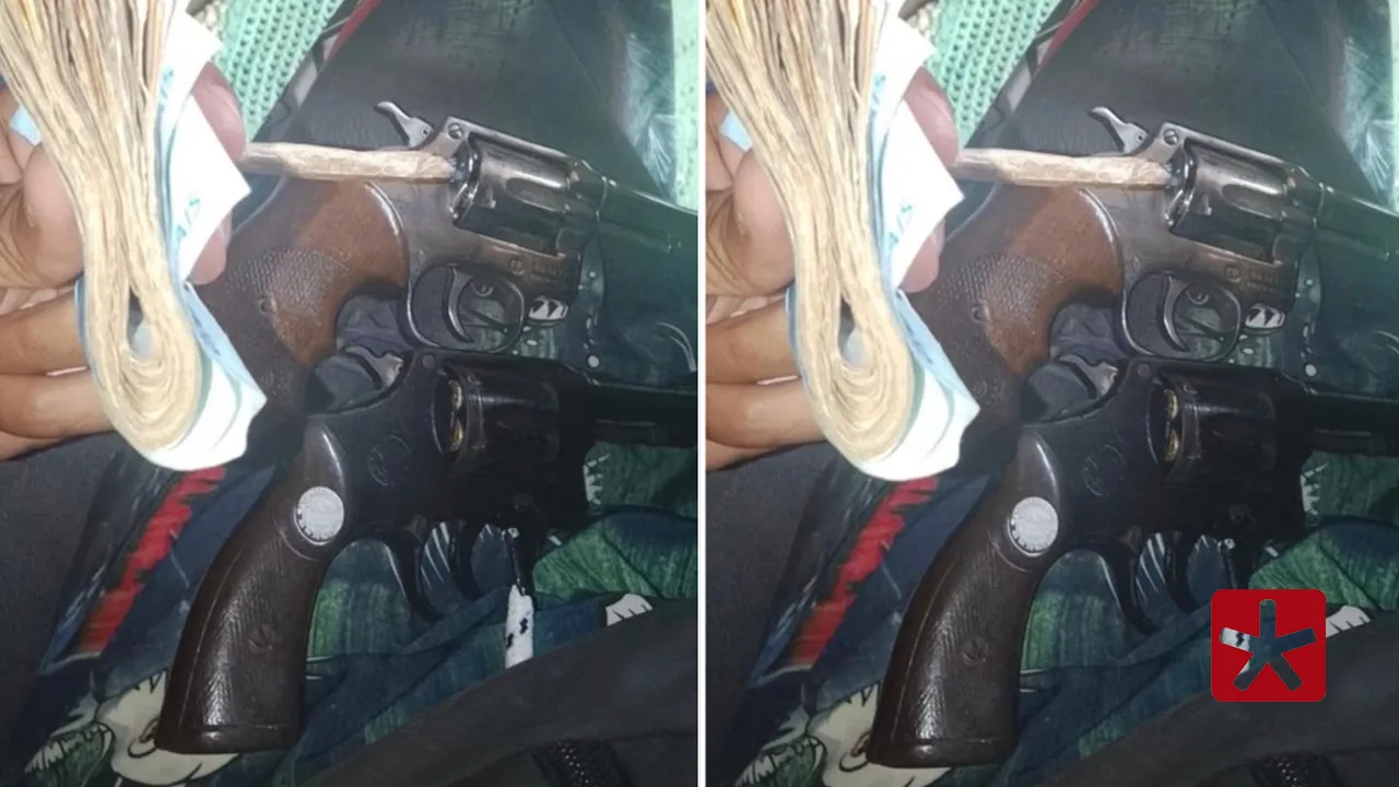 Suspeitos foram flagrados portando armas de fogo e tirando fotos para ameaçar pessoas