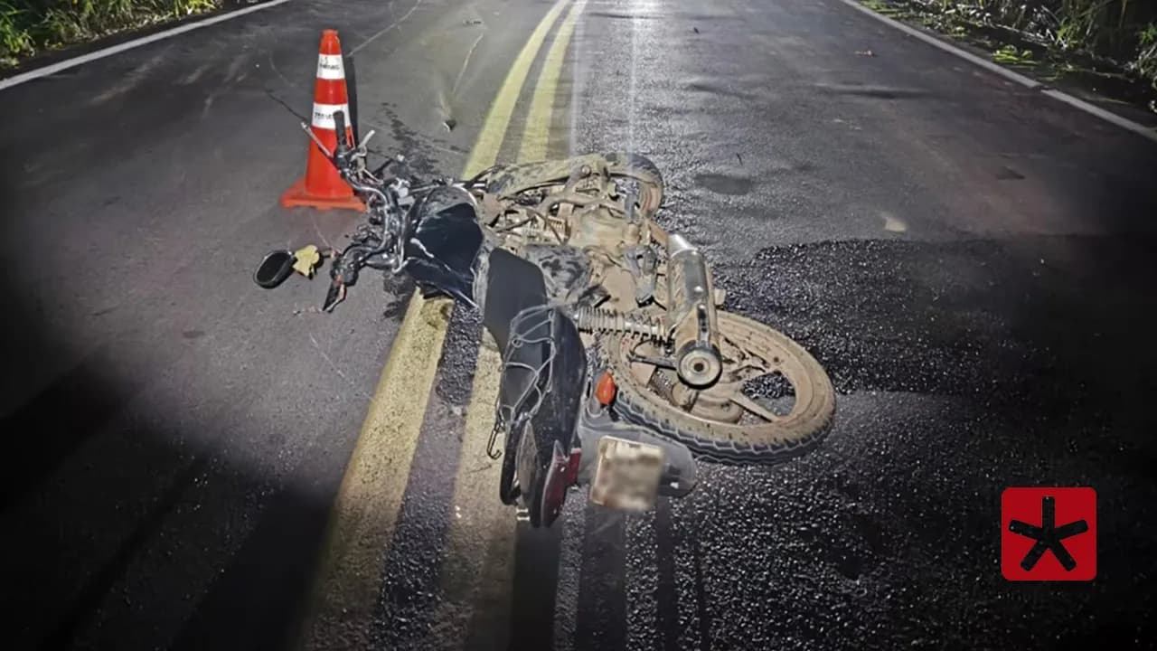 Motociclista fica ferido em acidente na LMG-628