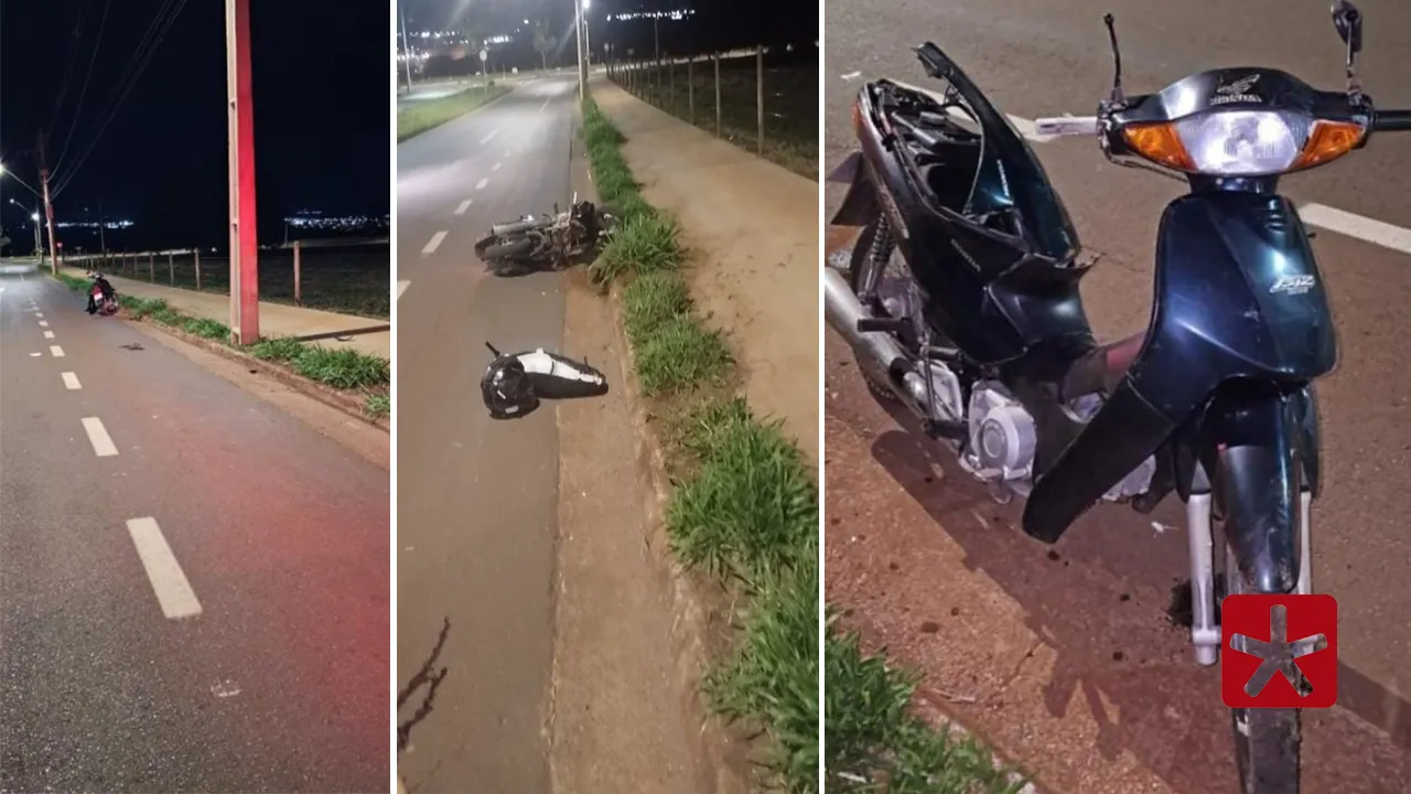 Condutora inabilitada morre após motoneta bater em poste no bairro Morada da Serra
