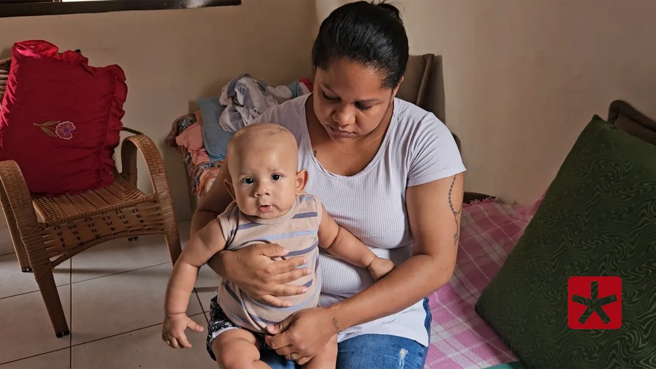 Bryan Lucas, de 11 meses, precisa viajar para São Paulo para realizar cirurgia delicada